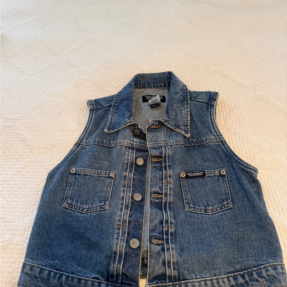 Polo by Ralph Lauren Blue Jean Vest
